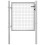 vidaXL Gartentor verzinkter Stahl 105x75 cm Silber 1