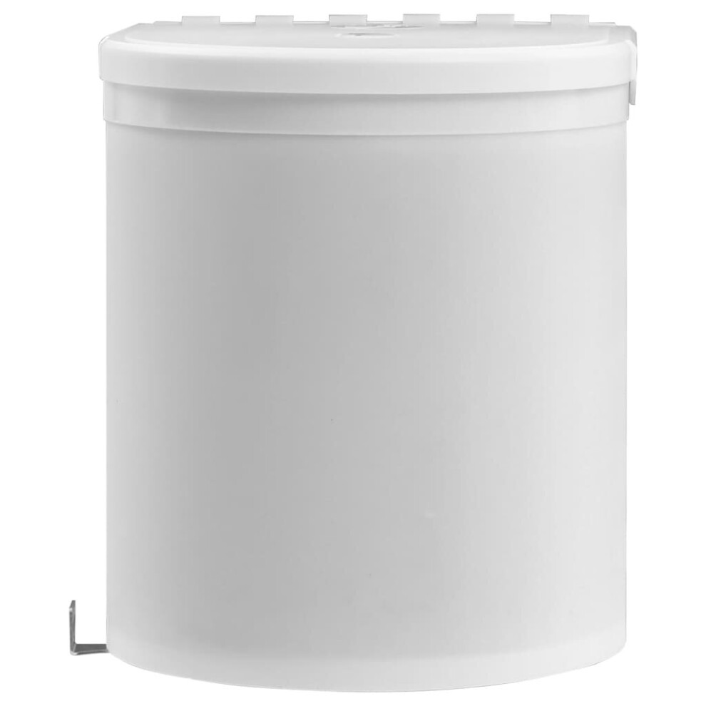 vidaXL Kitchen Built-in Dust Bin Plastic 8L Cupboard Dustbin Trash Can Bin