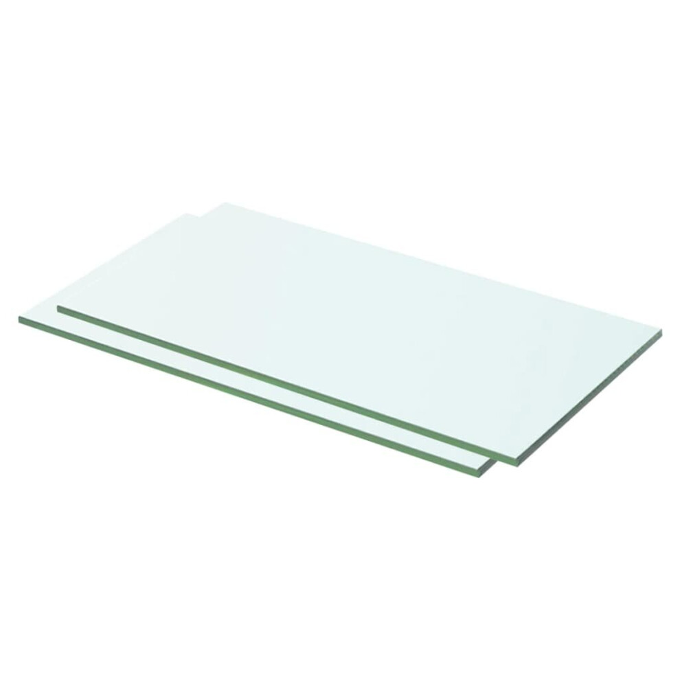 B&Q - Shelves 2 Pcs Panel Glass Clear 50X20 Cm - Image 2