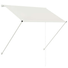 vidaXL rullemarkise 100 x 150 cm cremefarvet