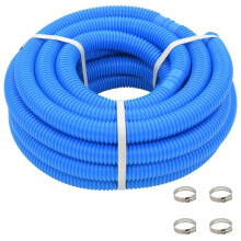 vidaXL poolslange med klemmer, 38 mm, 12 m