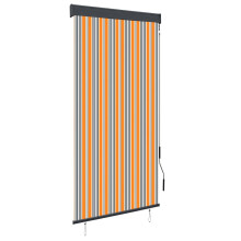 vidaXL rullegardin, 100x250 cm, gul og blå
