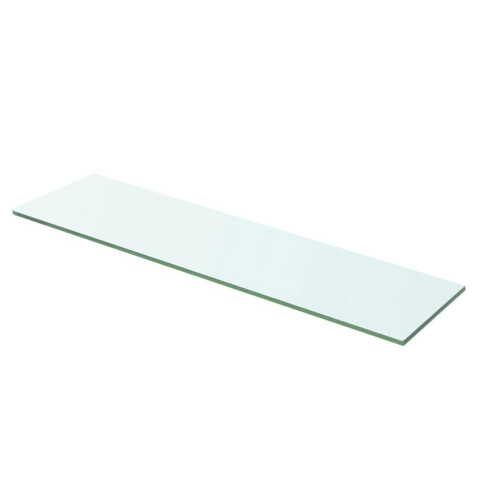 VidaXL vidaXL Shelf Panel Glass Clear 60x12cm Storage Plate Sheet Shelving Display