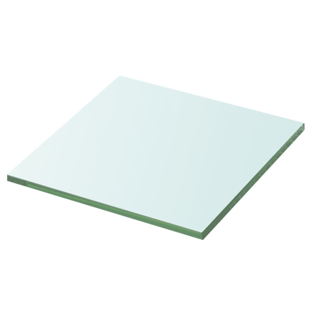 Vidaxl Shelf Panel Glass Clear 30X30cm Storage Plate Sheet Shelving Display
