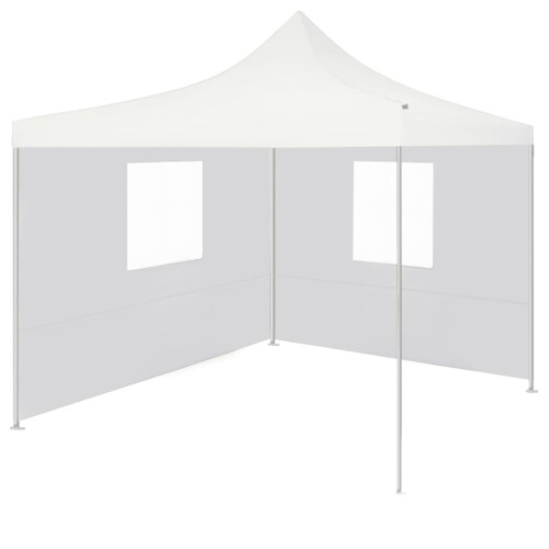 vidaXL professionelt foldbart festtelt, 2 sider, 2x2 m, stål