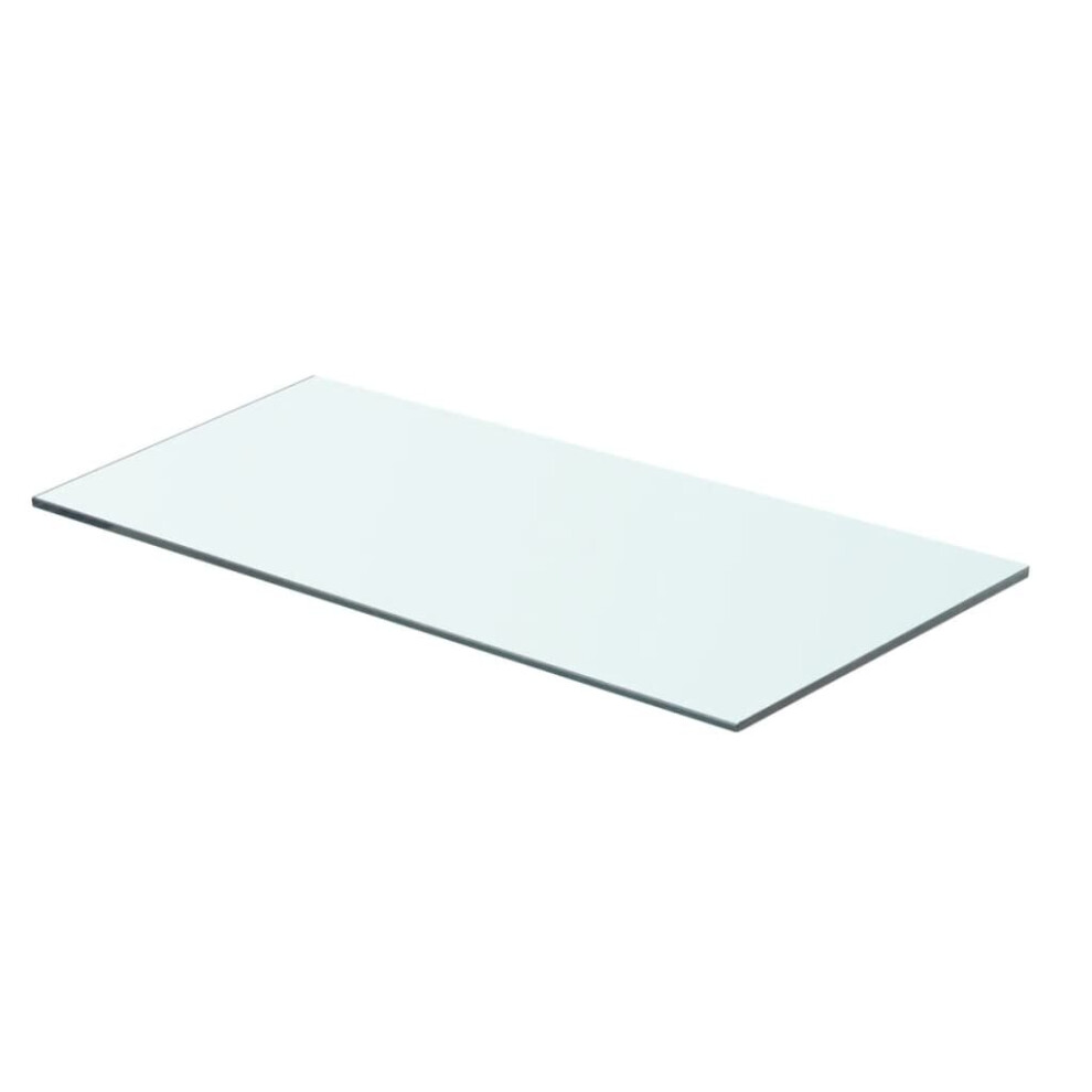 Vidaxl Shelf Panel Glass Clear 60X25cm Storage Plate Sheet Shelving Display 8718475527046