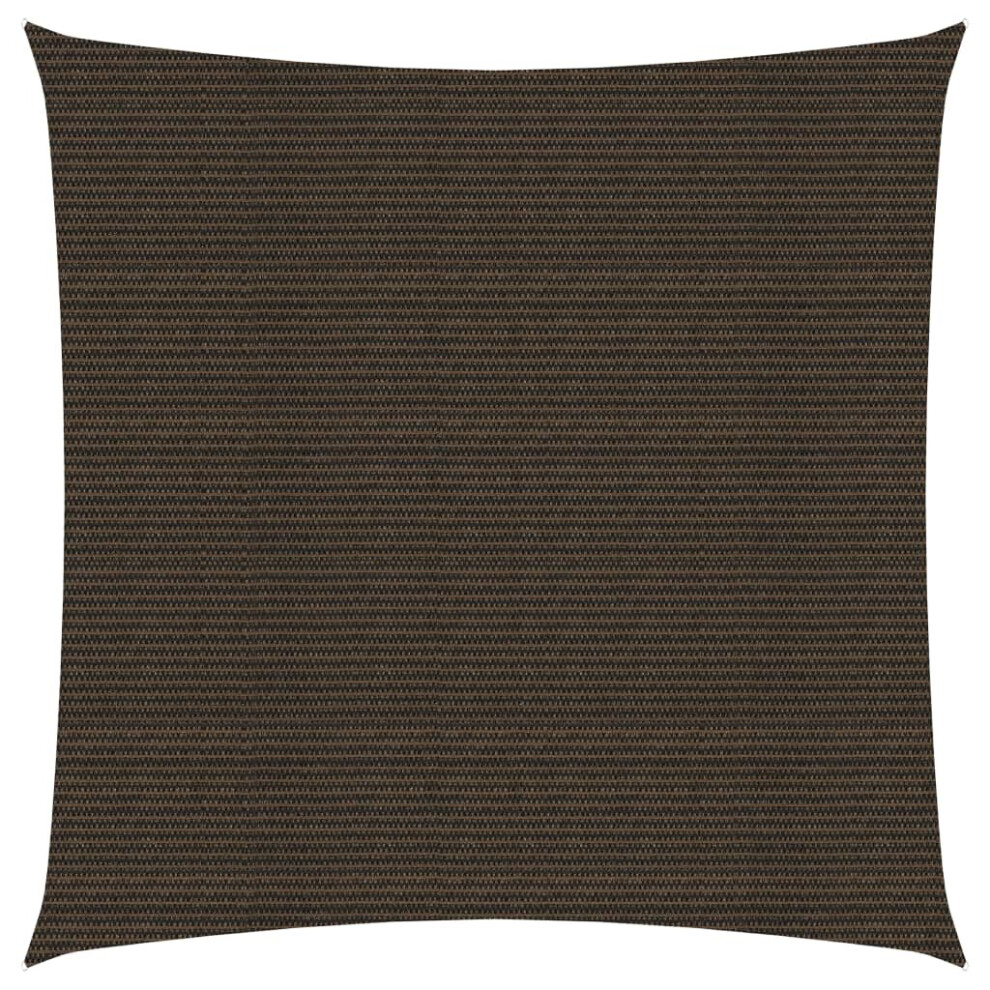 Vidaxl Sunshade Sail 160 G/M² Brown 3.6X3.6 M Hdpe Garden Patio Canopy Awning