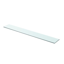 vidaXL Shelf Panel Glass Sheet Plate Storage Cabinet Room Shelving Display Clear