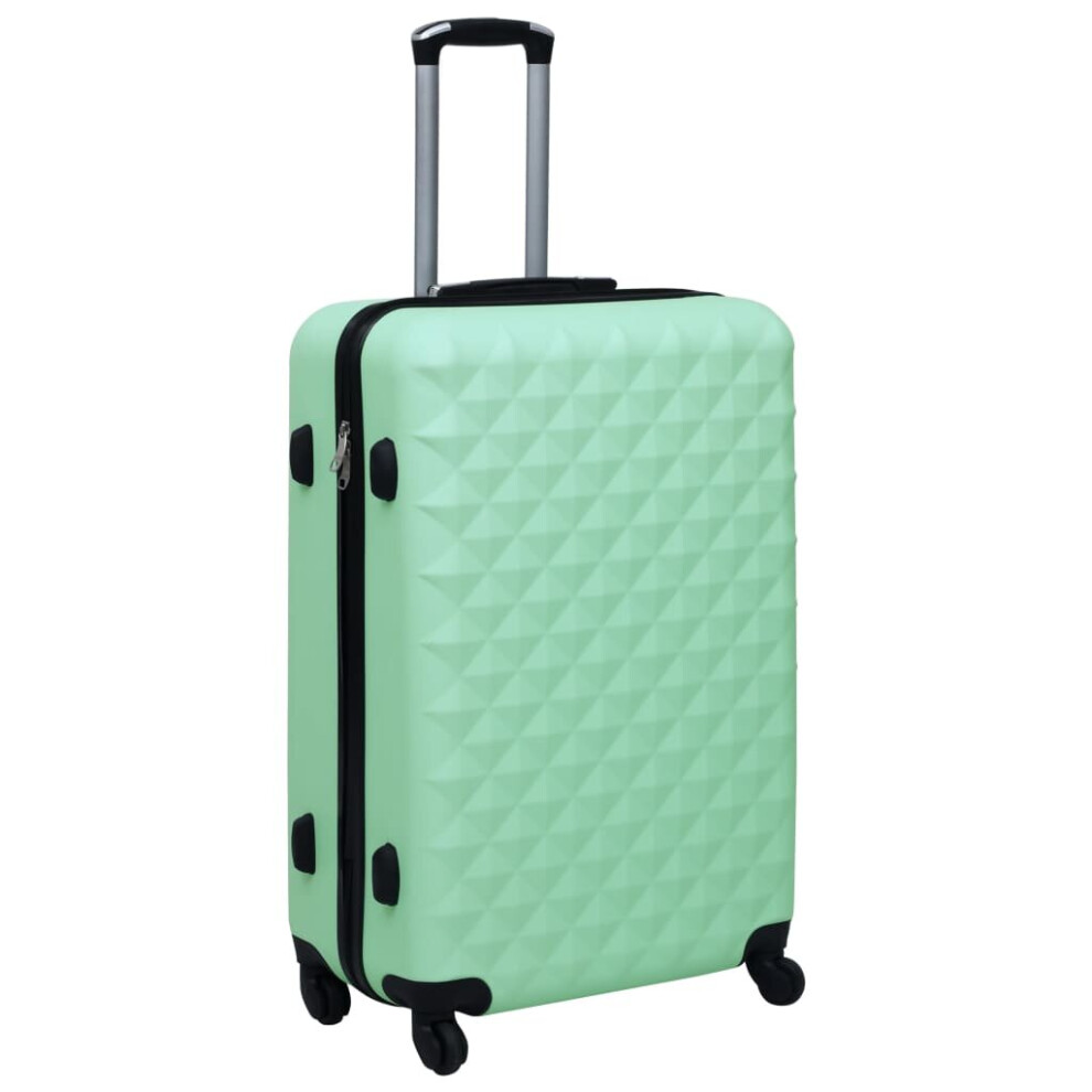 vidaXL Hardcase Trolley Mint ABS Practical Travel Luggage Bag Suitcase Set