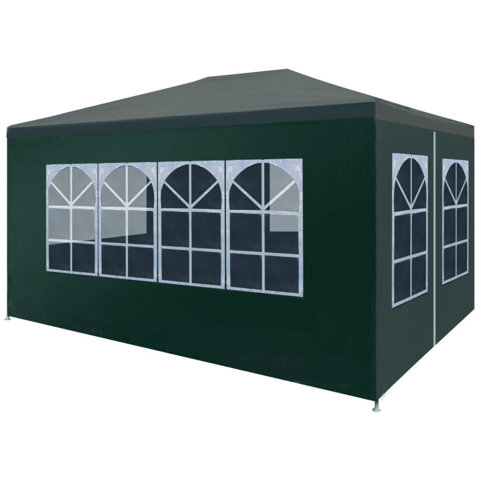 vidaXL Party Tent 3x4m Green Outdoor Garden Gazebo Canopy Marquee Shade Top