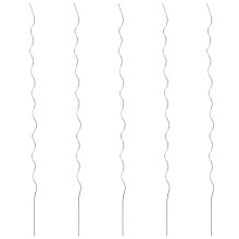 vidaXL 5x Spiral Plant Supports 110 cm Galvanised Steel Strong Garden Supports