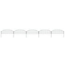 vidaXL buet havehegn 77,3 x 26 cm grøn