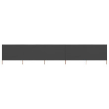 vidaXL 5-panel Wind Screen Fabric 160cm Anthracite Sun Privacy Screen Breaker