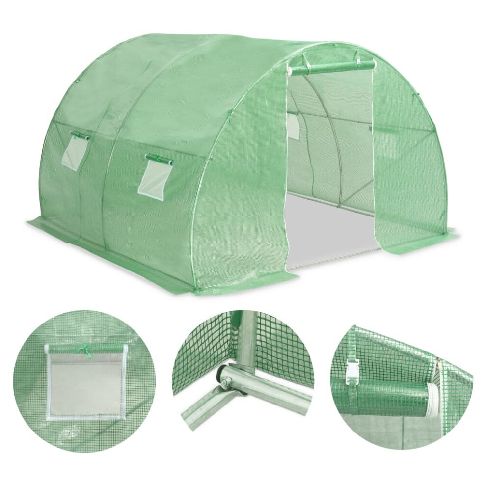 Vidaxl Greenhouse 9M² 300X300x200cm Cold Frame Tunnel Tomato Plant House
