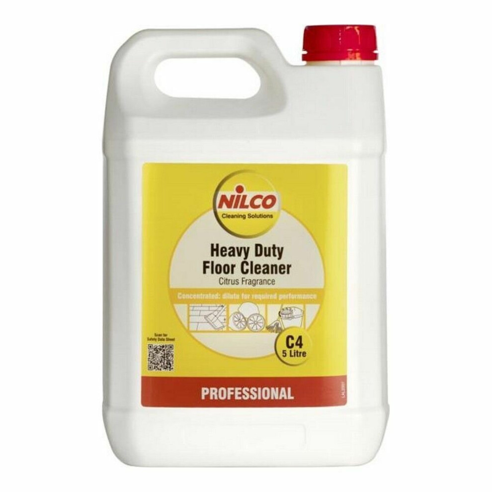 Nilco Heavy Duty Floor Cleaner Citrus Fragrance C4 5 Litre