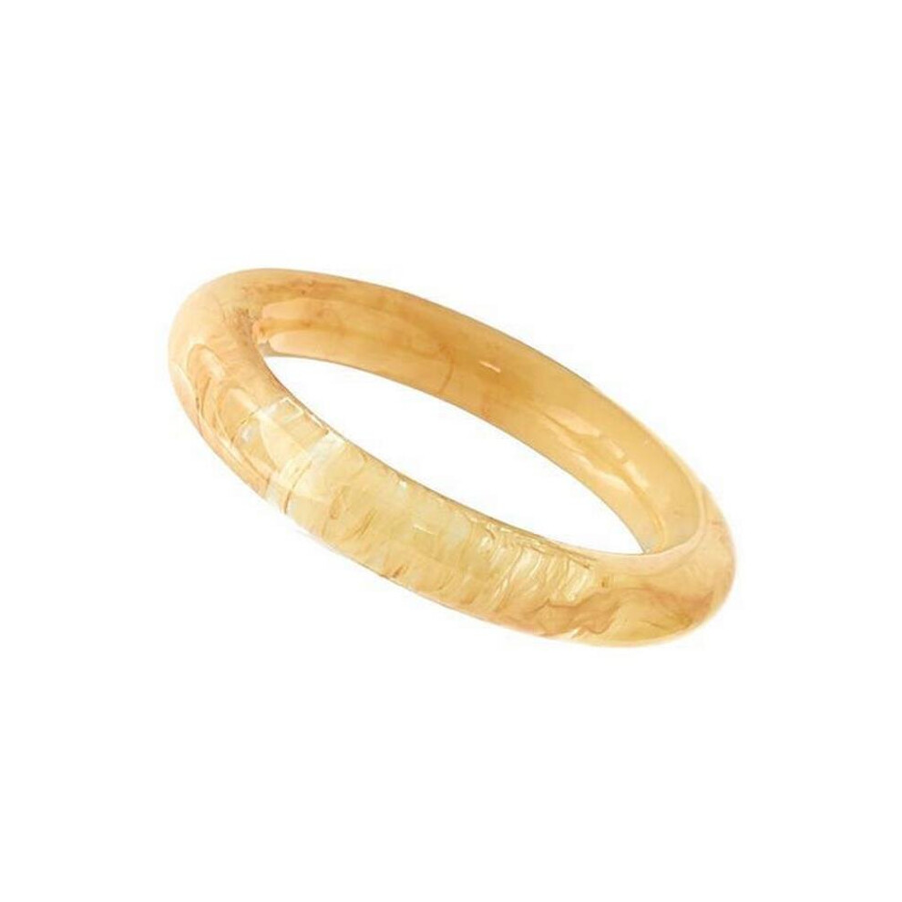 Alamode VL048-7.25 7.25 in. Resin Bangle with No Stone, Orange-image-OPC-PBD55ZX-NEW