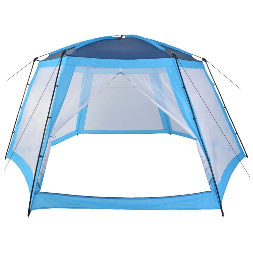 Vidaxl Pool Tent Fabric 590X520x250cm Beach Party Canopy Shelter Sunshade Blue