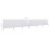 vidaXL 6-panel Wind Screen Fabric 120cm Sand White Beach Shelter Sun Screen 6