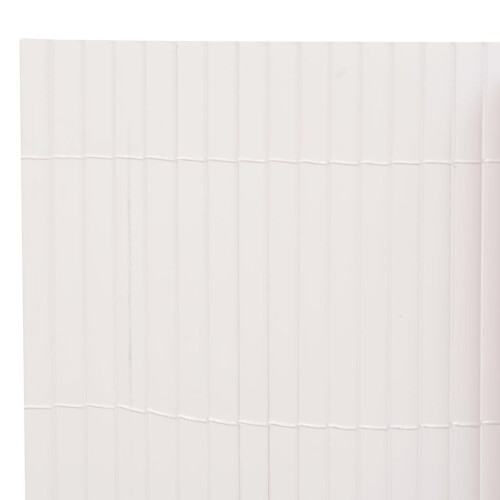 vidaXL Gartenzaun Doppelseitig 90500 cm Weiß 2