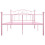 vidaXL Bettgestell Rosa Metall 140200 cm 3
