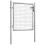 vidaXL Gartentor verzinkter Stahl 105x75 cm Silber 2