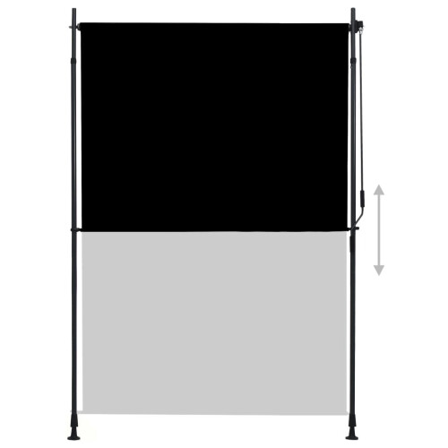 vidaXL Außenrollo 150 x 270 cm Anthrazit 2
