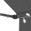 vidaXL Einziehbare Markise Handbetrieben mit LED 150 cm Anthrazit 5