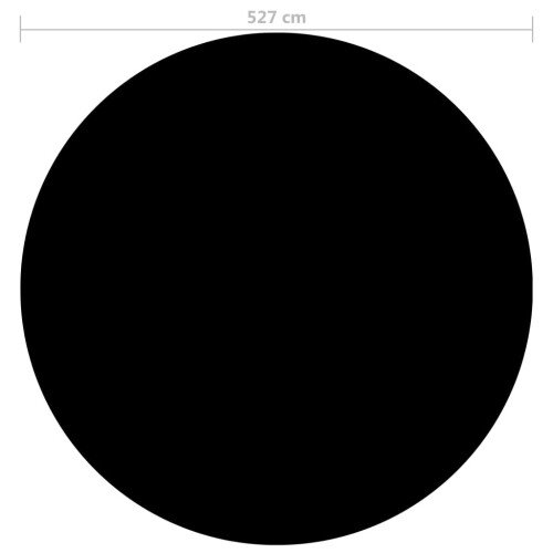 vidaXL poolovertræk sort 527 cm PE 2