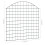 VidaXL vidaXL Gartenzaun Set Konvex 77,5x78,5 cm Grün 7