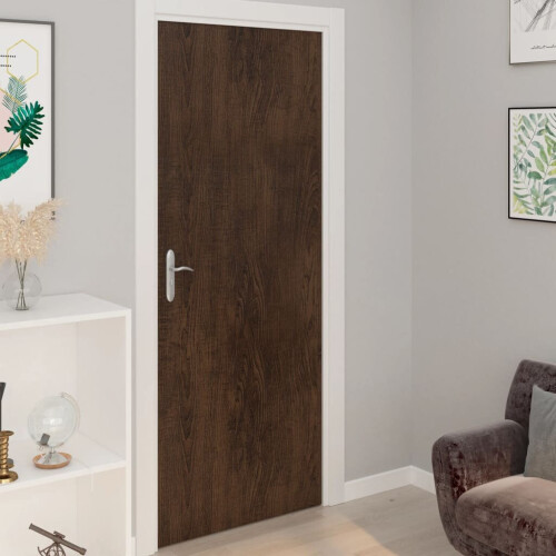 vidaXL Selbstklebende Möbelfolie Dunkle Eiche 500 x 90 cm PVC 2