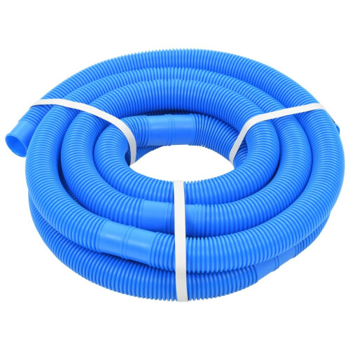 vidaXL poolslange med klemmer, blå, 38 mm, 6 m 1