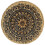 vidaXL 6x Placemats Handmade Dark Blue Round Jute Table Placement Table Runner 2