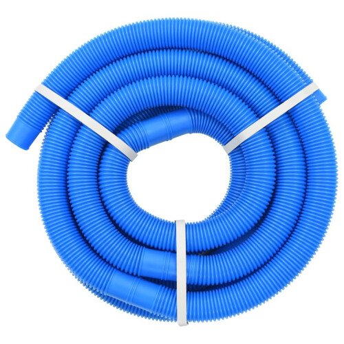 vidaXL poolslange med klemmer, blå, 38 mm, 6 m 2