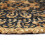 vidaXL 6x Placemats Handmade Dark Blue Round Jute Table Placement Table Runner 3