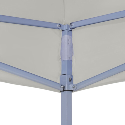 vidaXL professionelt foldbart festtelt 2x2 m stål cremefarvet 2