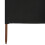 vidaXL 6-panel Wind Screen Fabric 160cm Black Camping Windbreak Sun Screen 5