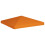 vidaXL Pavillondach 310 g/m² 3x3 m Orange 2