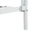 vidaXL Bunk Bed Frame White Metal 140x200cm/90x200cm Solid Bedroom Single Bed 3