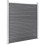 vidaXL Gartenzaun WPC 1564x186 cm Grau 5