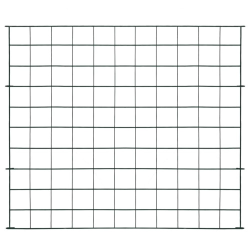 vidaXL Gartenzaun Set 77,5x64 cm Grün 1
