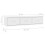 VidaXL vidaXL Wall-mounted Drawer Shelf Engineered Wood White Wall Cabinet Shelf 2