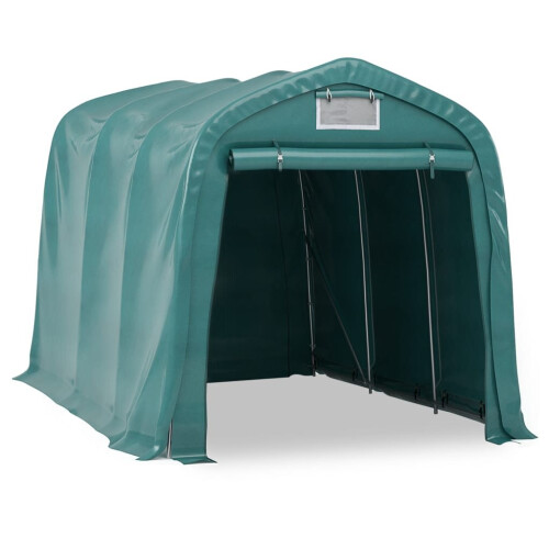 VidaXL vidaXL Garagenzelt PVC 2,4x3,6 m Grün 2