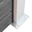 vidaXL Gartenzaun WPC 1218x186 cm Grau 6