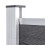 vidaXL Gartenzaun WPC 1218x186 cm Grau 7