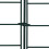 vidaXL Gartenzaun Set 77,5x64 cm Grün 5