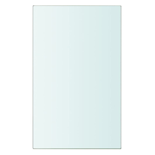 vidaXL Shelf Panel Glass Clear 20x12cm Storage Plate Sheet Shelving Display 1