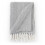 VidaXL vidaXL Throw Cotton Herringbone 160x210cm Grey Sofa Blanket Bedspread Cover 3