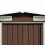 VidaXL vidaXL Gerätehaus 257x392x181 cm Metall Braun 6