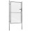 vidaXL Gartentor verzinkter Stahl 105x125 cm Silber 2