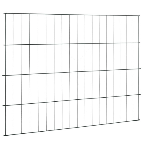 vidaXL Gartenzaun Set 115x79 cm Grün 2
